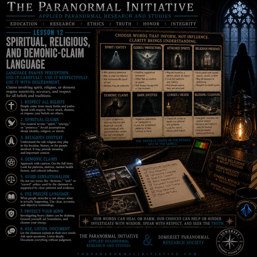 Ghostology 101 lesson 12 graphic