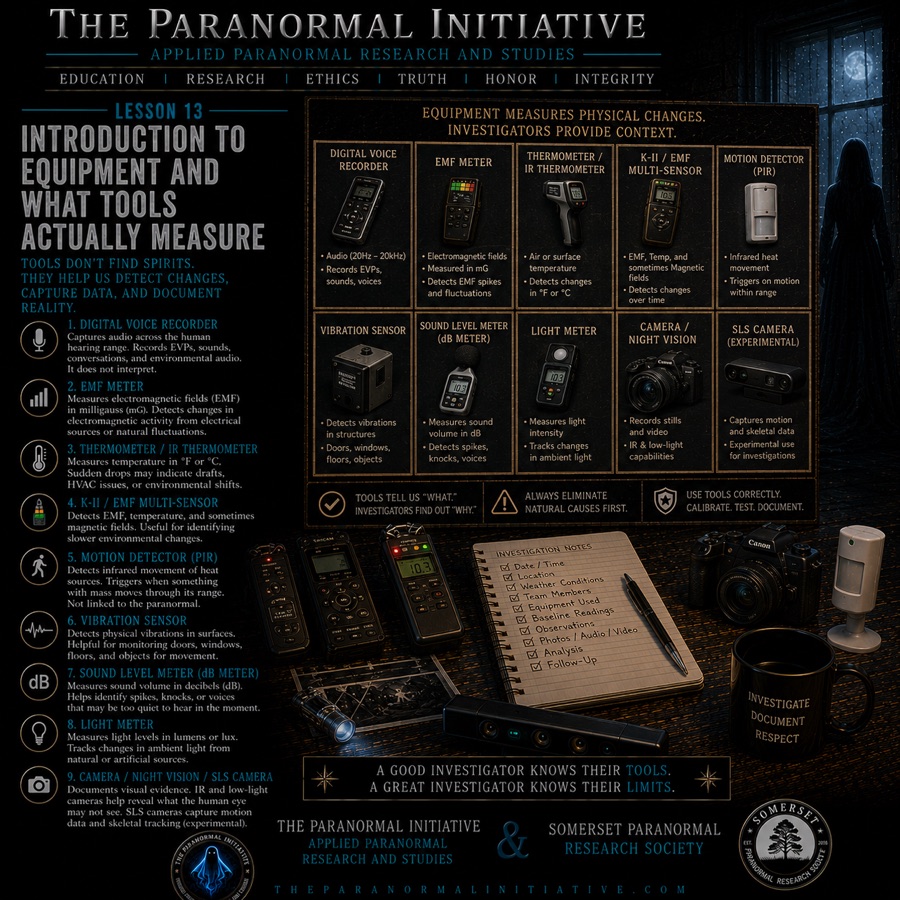 Ghostology 101 lesson 13 visual