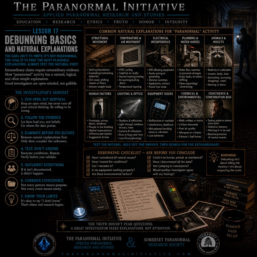 Ghostology 101 lesson 17 graphic