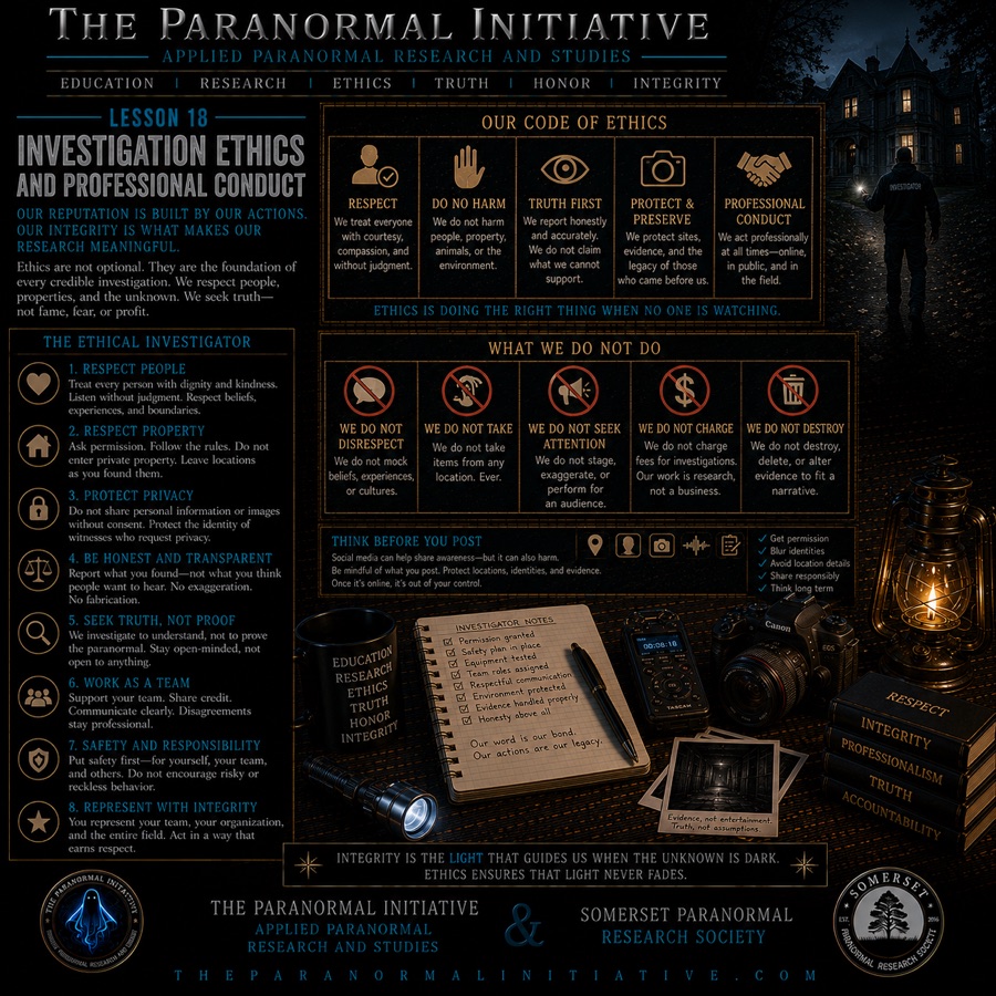 Ghostology 101 lesson 18 graphic