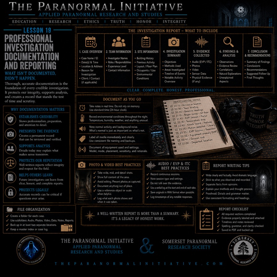 Ghostology 101 lesson 19 graphic