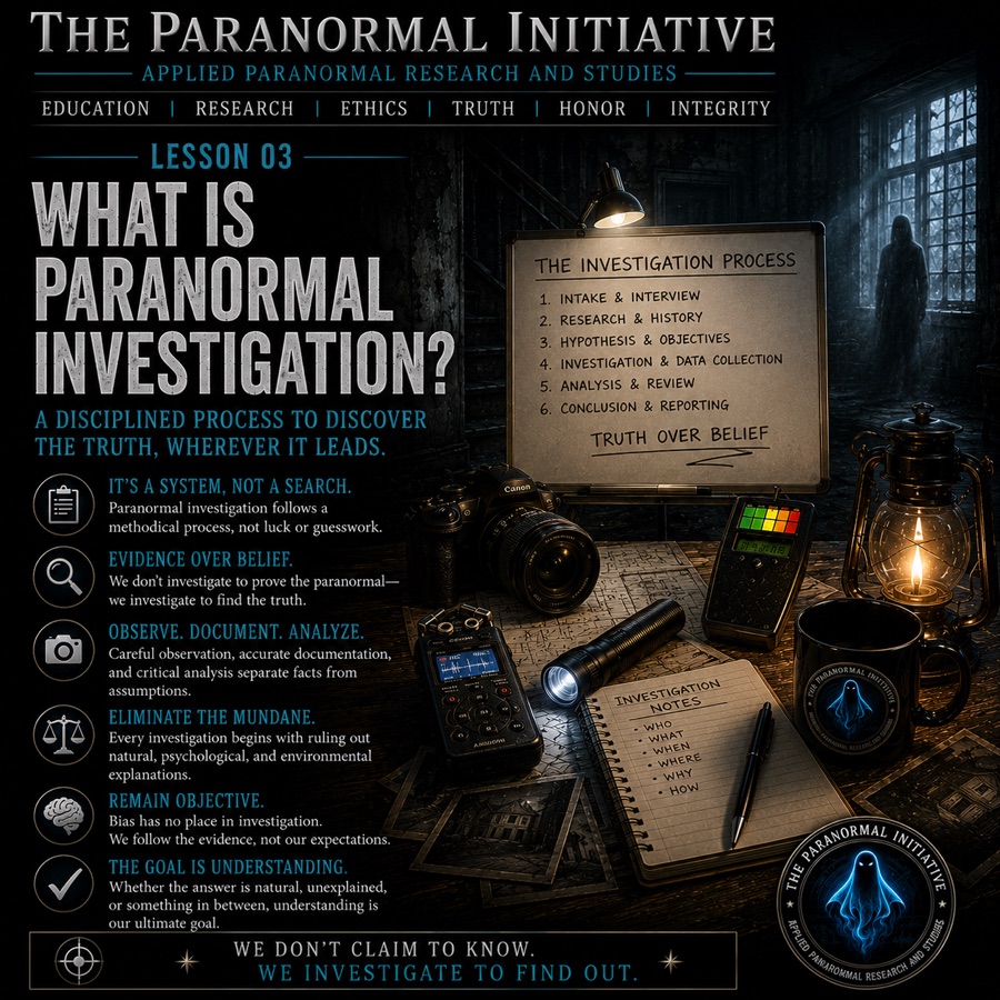 Ghostology 101 lesson 03 graphic