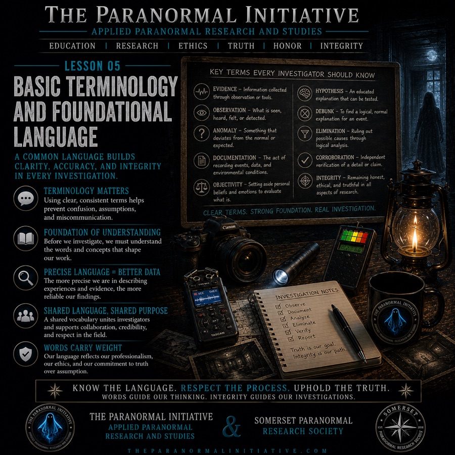 Ghostology 101 lesson 05 graphic
