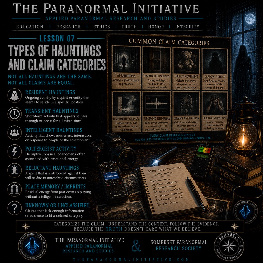 Ghostology 101 lesson 07 graphic