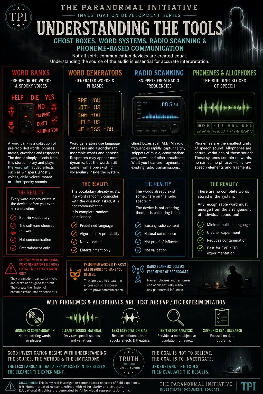 Understanding ghost boxes word systems radio scanning and phoneme based communication graphic