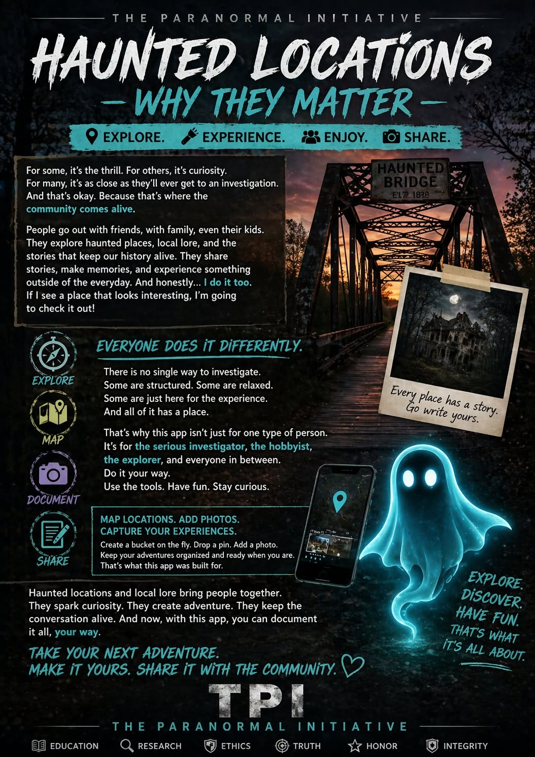 Haunted locations why they matter graphic
