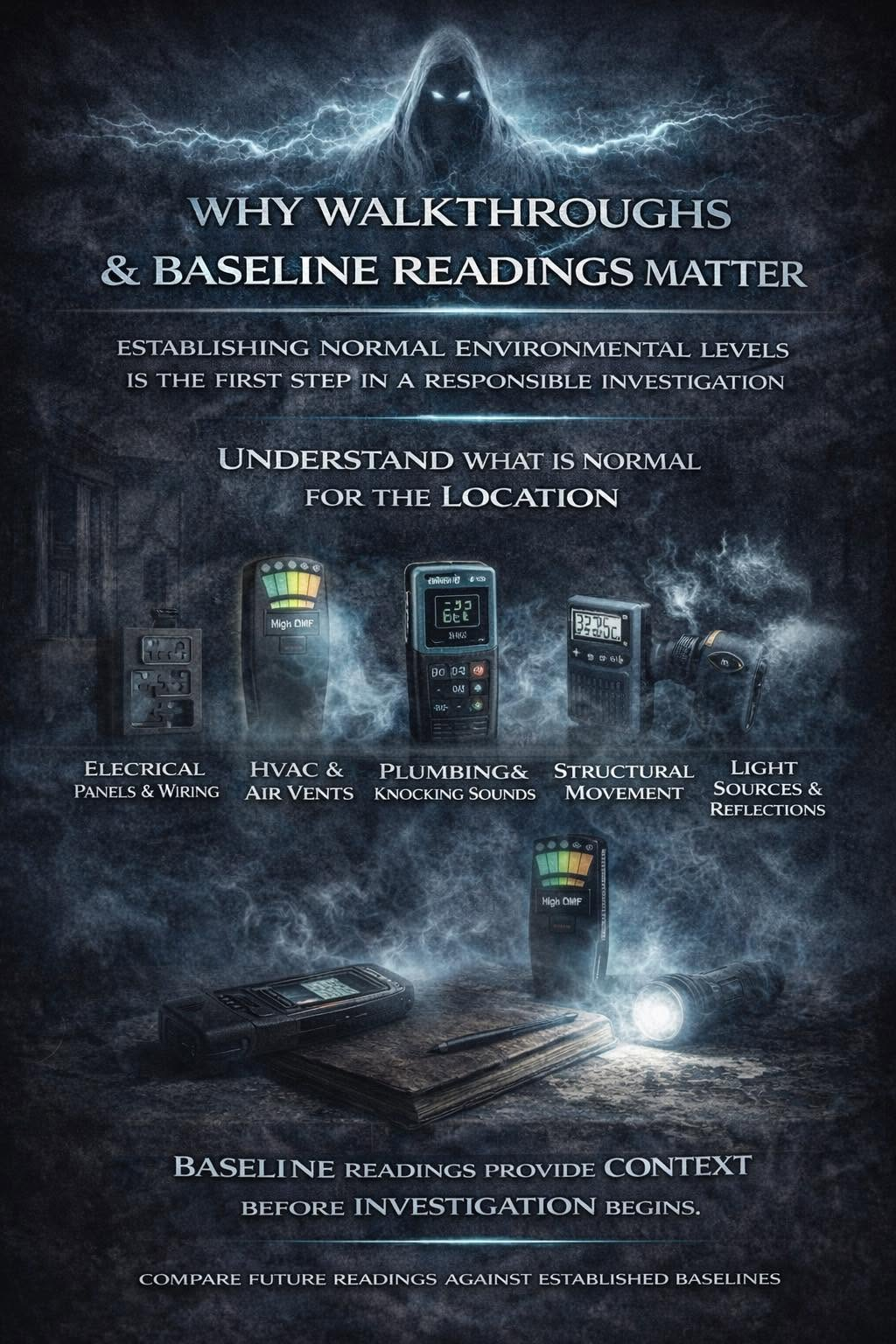 Why walkthroughs and baseline readings matter series graphic